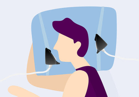 Side sleeper cartoon using the Oxyllow System.