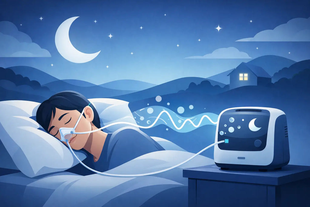Night Oxygen Delivery System for Better Sleep