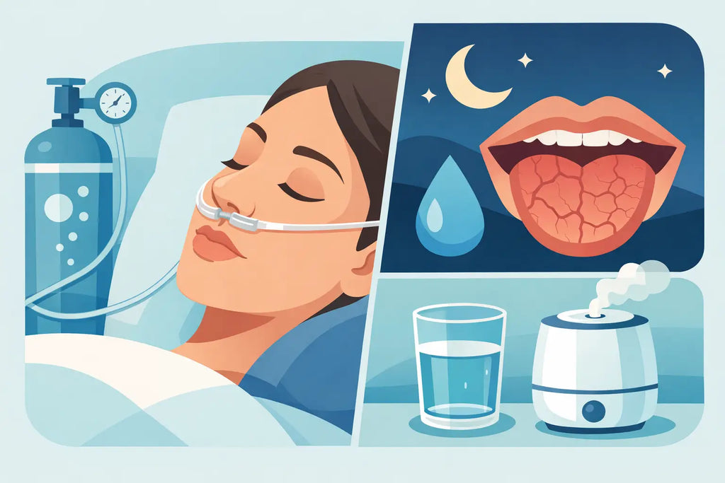 Does Oxygen Cause Dry Mouth? What Helps at Night