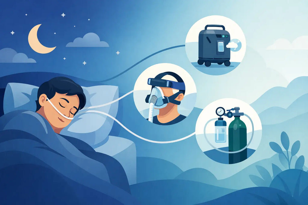 Sleeping Oxygen Delivery Options for Better Rest