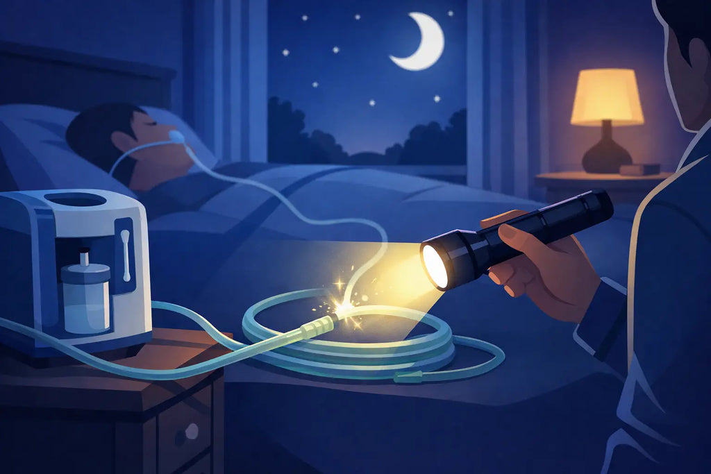 How to Find Oxygen Tubing Leaks at Night