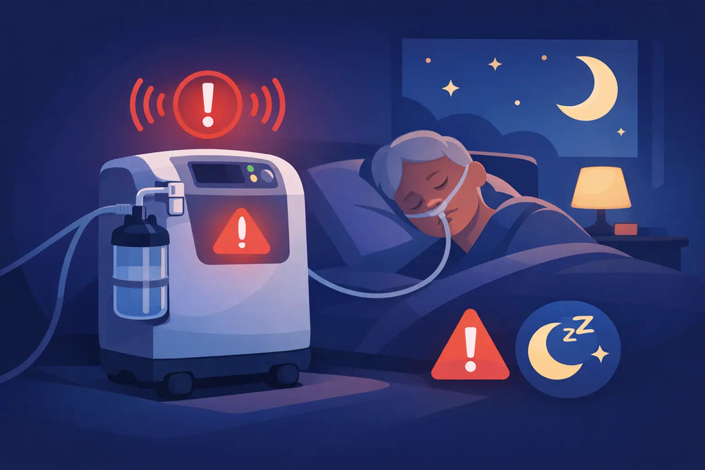 Guide to Concentrator Alarm Meanings at Night