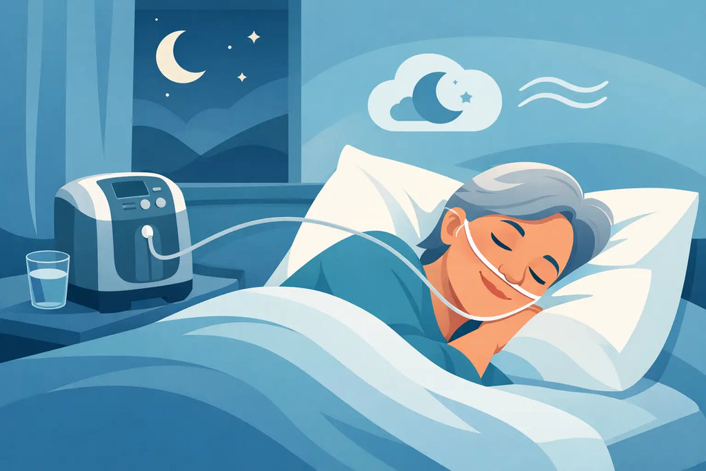 COPD Oxygen Sleep Improvement Without the Tug
