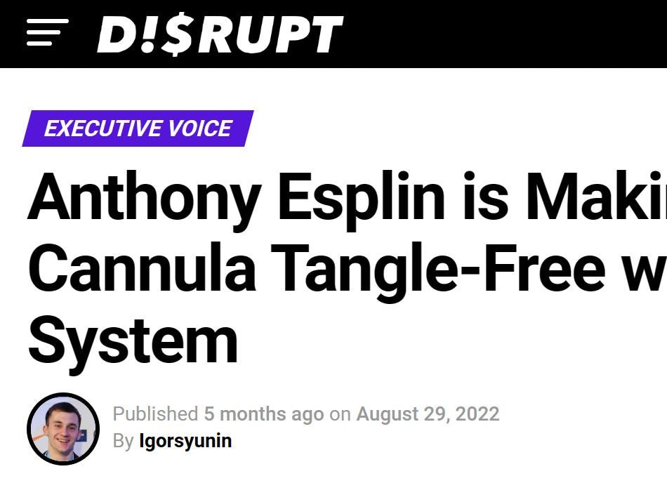 Sleep Easy Technology Featured in Disrupt! - Sleep Easy Technology