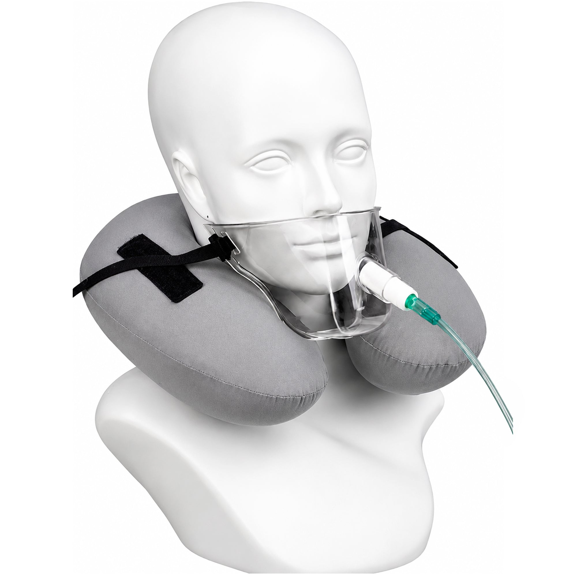 Oxyllow Universal | Travel Neck Pillow with Oxygen Attachment | Take a break from your Nasal Cannula